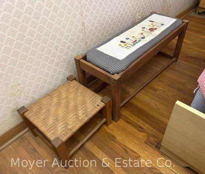 Bench and Stool, 14" and 33"w image