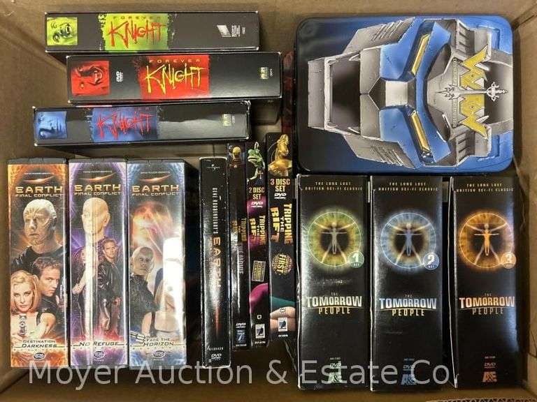 Group of DVD Sets Incl. Tomorrow People, Forever Knight, Earth, and Tripping the Rift image