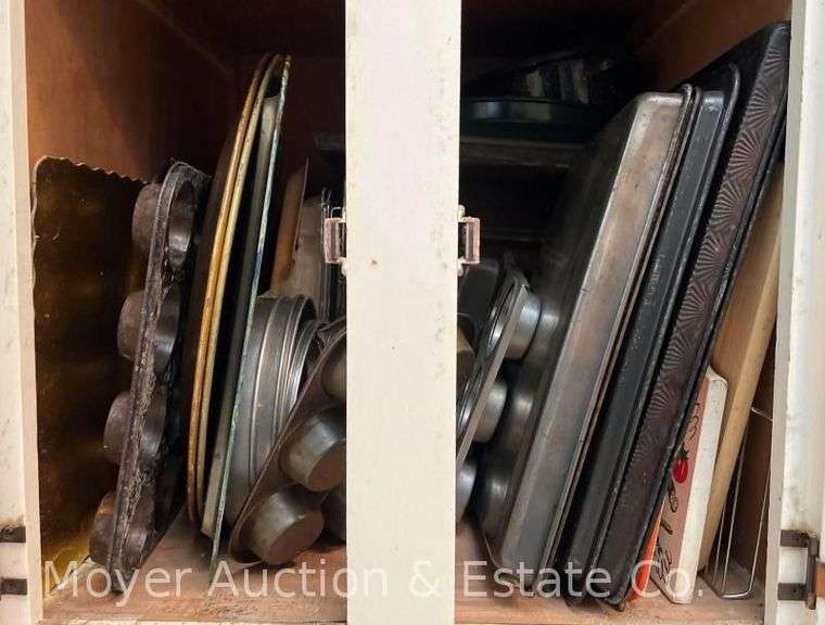 Group of Baking Sheets, Muffin Tins, Etc. image