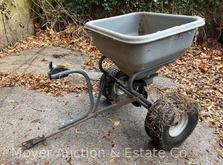 Tow Behind Broadcast Spreader, Pneumatic Tires image