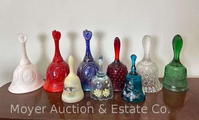 Group of Fenton Bells, 4.5"-6.5"h image