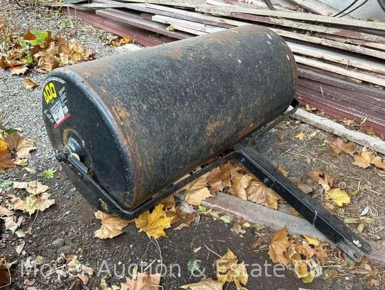 Ohio Steel 18"x40" Tow Behind Metal Lawn Roller, 36” Rolling Width image