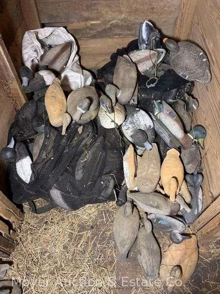 Group of Asst. Plastic Duck Decoys, Approx. 40 image