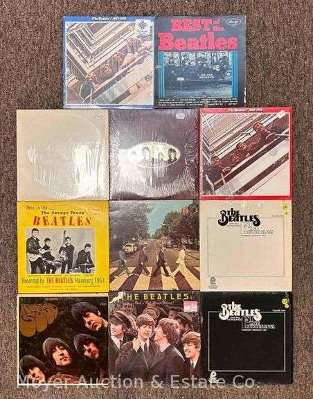 (11) Beatles Record Albums image