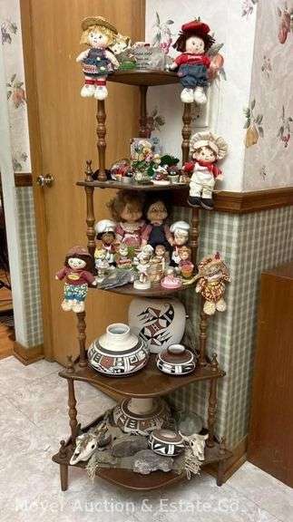 Tiered Corner Shelf, 52"h image