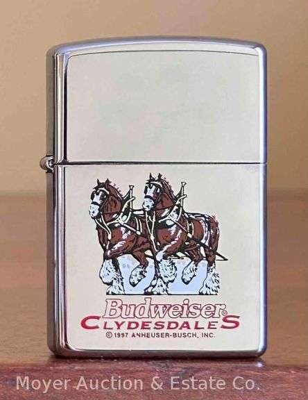 Zippo Budweiser Clydesdales Lighter, with Case image
