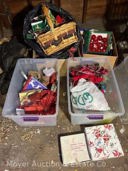 Group of Christmas Decorations image