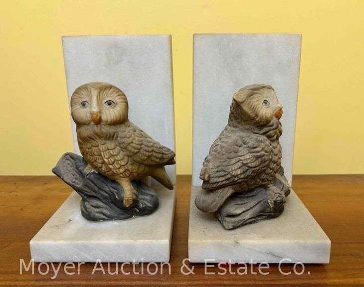 Pair of Owl Bookends, 6"h image