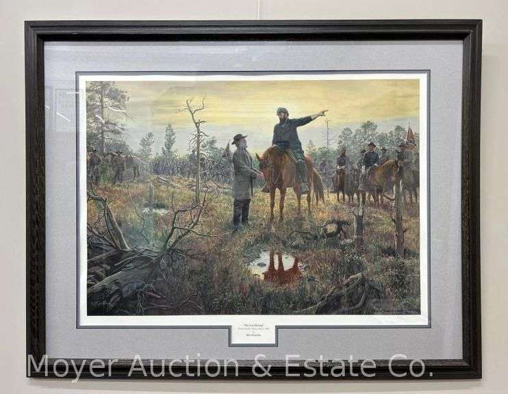 Civil War Lithograph Print: "The Last Meeting" by Mort Kunstler, Signed & #877 of 1,500 image