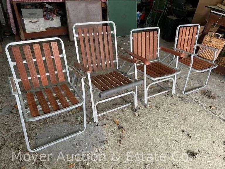 (4) Lawn Chairs, 2 are Rockers image