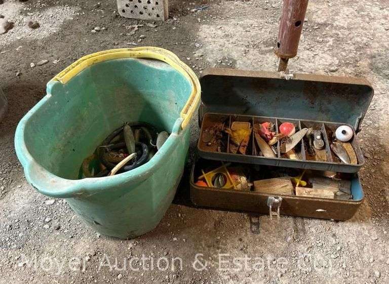 Group of Fishing Lures, Etc. image