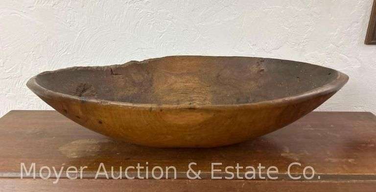 Wood Dough Bowl, 25"w image