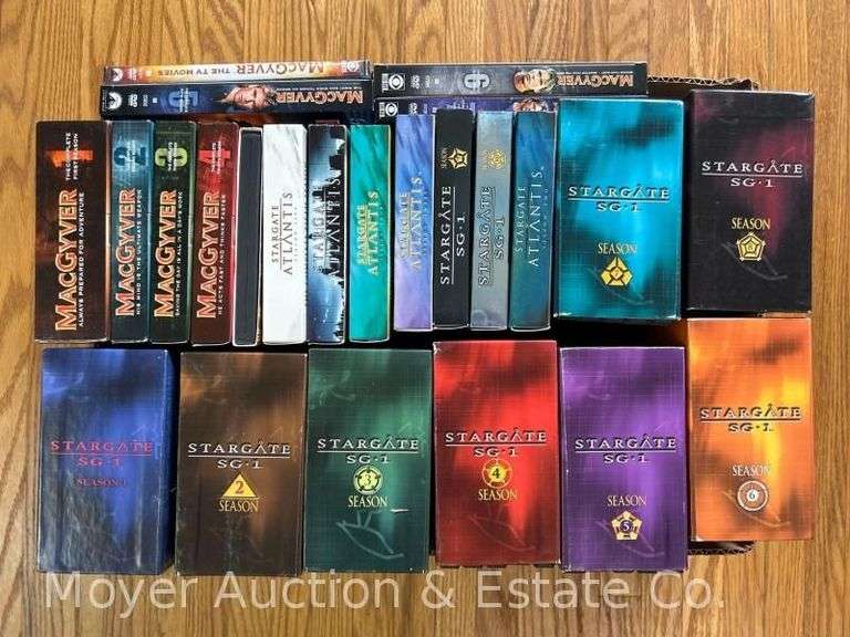 Group of Macgyver and Stargate DVD Sets image