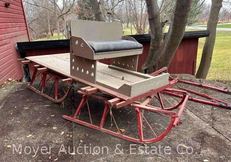 Gray/Red Sleigh with Attachments image