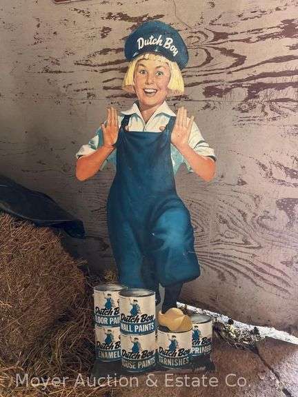 Dutch Boy Paints Stand-up Advertising Sign, 57"h image