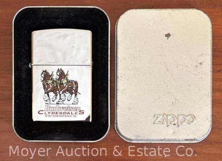 Zippo Budweiser Clydesdales Lighter, with Case image