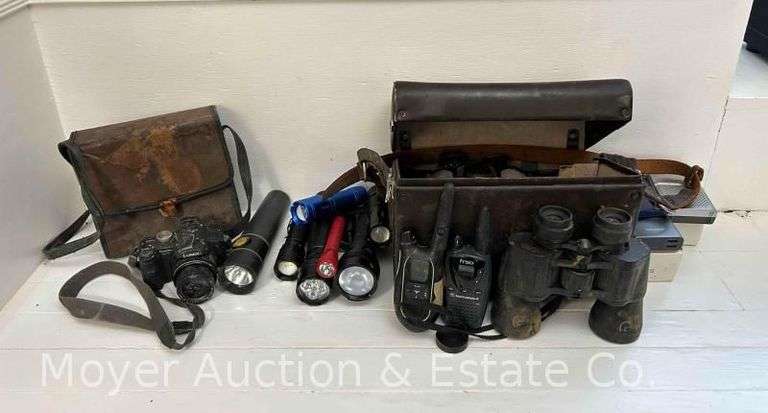 Group of Binoculars, Camera, Flashlights, Etc. image