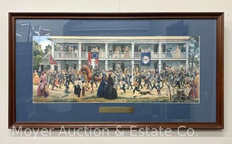 Civil War Lithograph Print: "Covered With Glory" by Mort Kunstler, Signed & #26 of 1,100 image