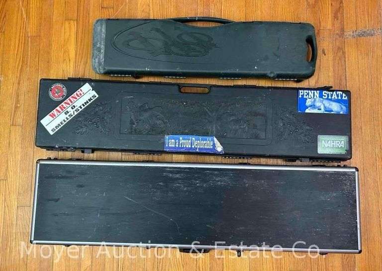 (3) Hard Sided Gun Cases, 39"-52" Exterior Length image