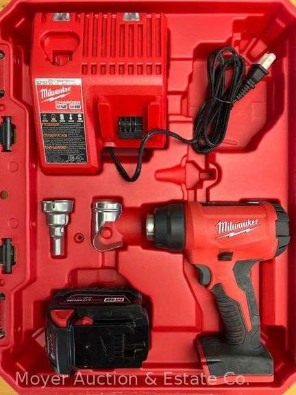 Milwaukee M18 Heat Gun, with 5.0 Battery, Charger and Case image