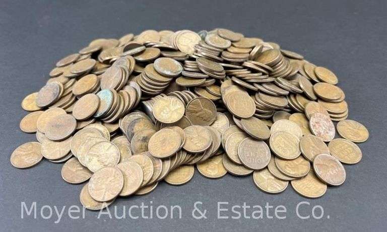 (500) Asst. Wheat Pennies
