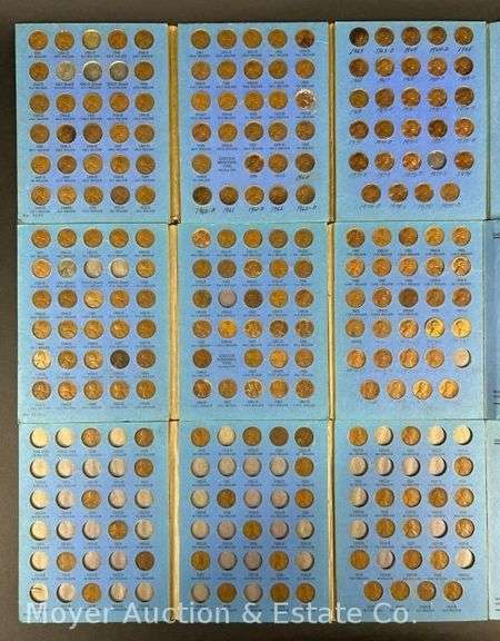 3 Lincoln Head Cent Collector Books, Partially Complete
