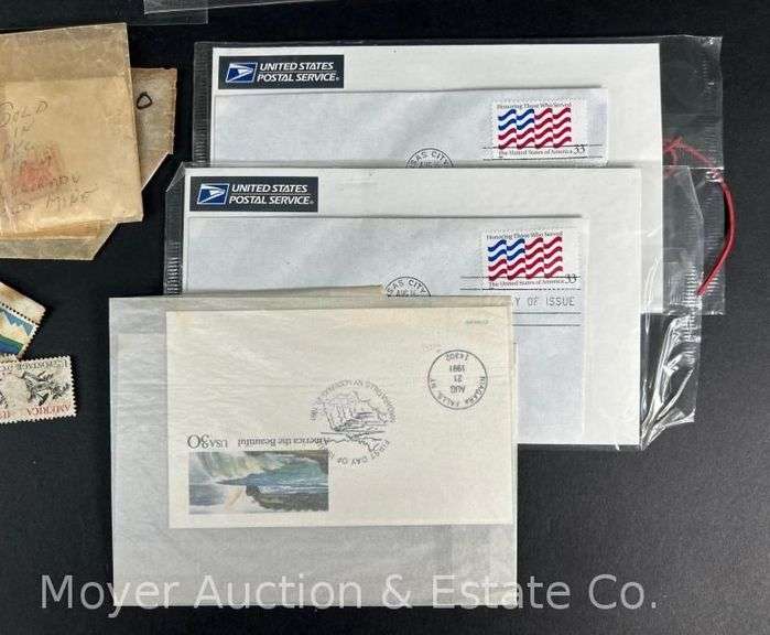 Group of Assorted Postage Stamps