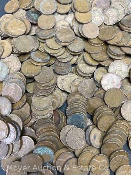 (500) Asst. Wheat Pennies