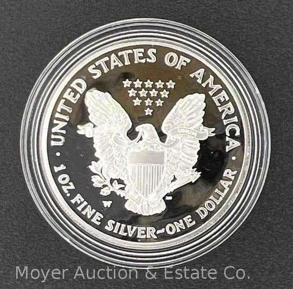 2003 American Eagle Proof Silver Dollar, with Original Boxes