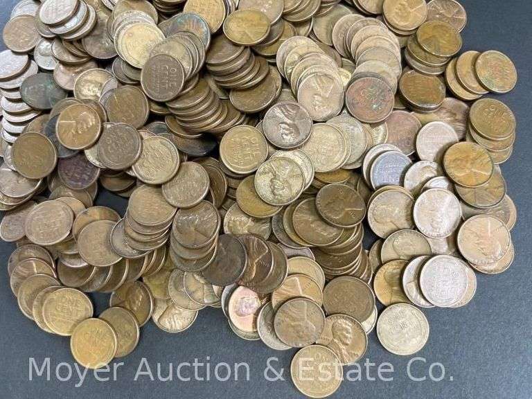 (500) Asst. Wheat Pennies