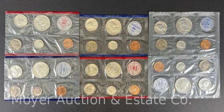 Group of 1960's Proof and Mint Sets, Some without Envelopes