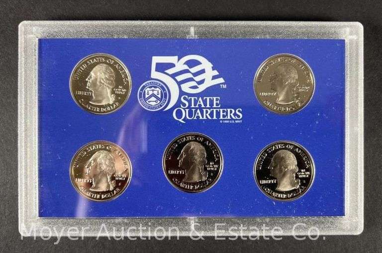 (5) 2003 50 State Quarters Proof Sets