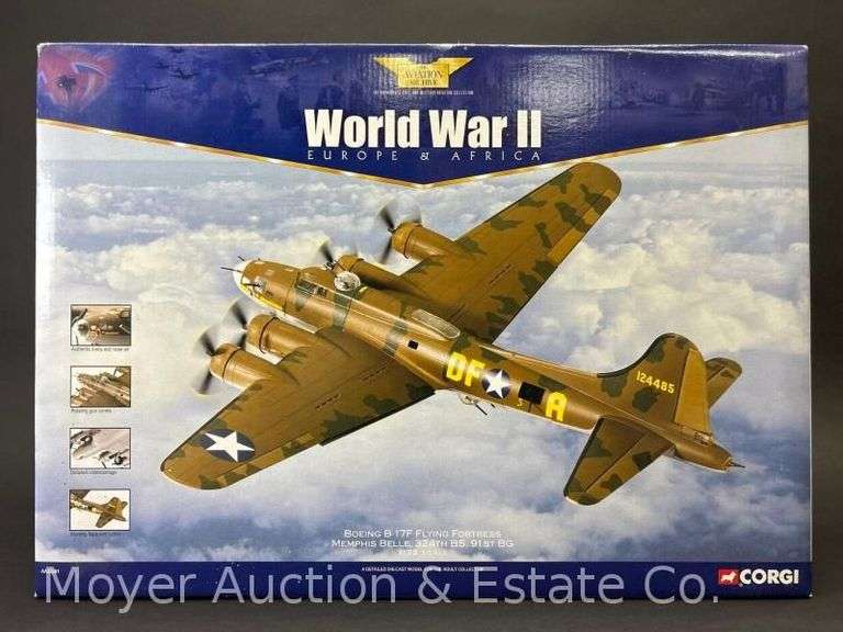 Corgi Aviation Archive WWII Boeing B-17F Flying Fortress Die Cast