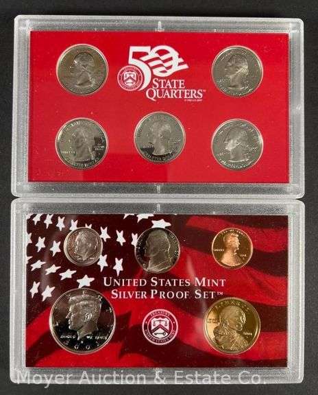 2001 United States Mint Silver Proof Set