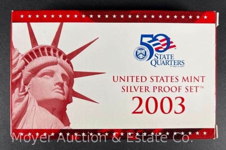 2003 United States Mint Silver Proof Set