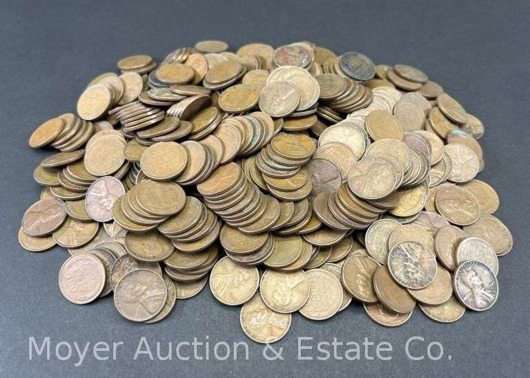 (500) Asst. Wheat Pennies
