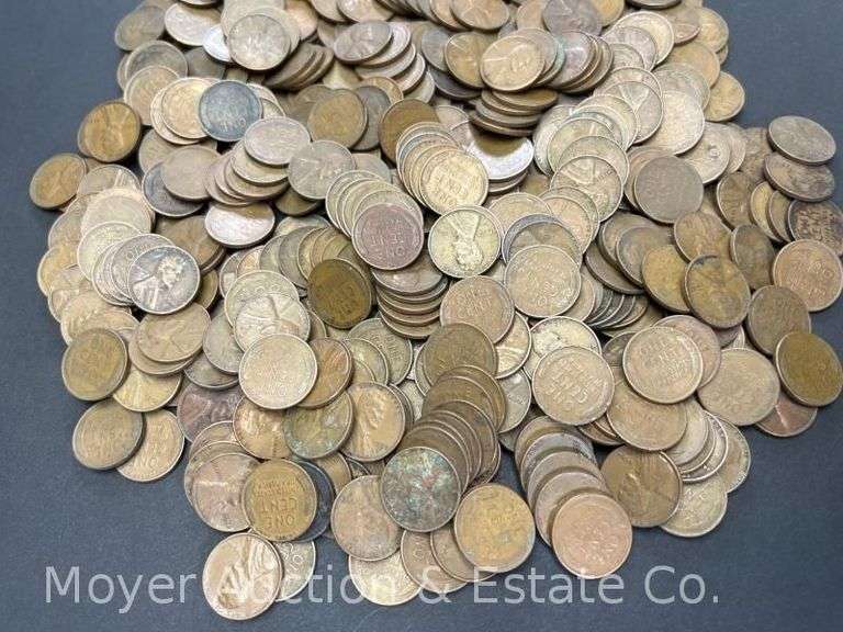 (500) Asst. Wheat Pennies