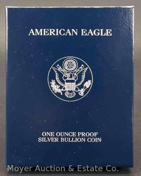 2003 American Eagle Proof Silver Dollar, with Original Boxes