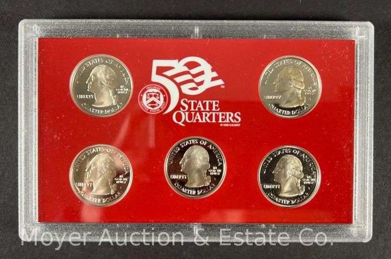 (2) 2007 50 State Quarters Silver Proof Sets