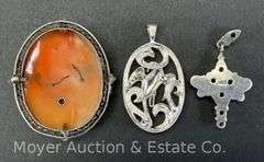 Group of Sterling Silver Jewelry, Bracelets, Necklaces, Etc. 3.28 Troy Ounces