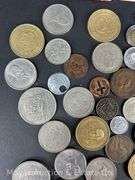 Group of Misc. Foreign Coins and Tokens