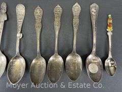 10 Souvenir/Collector Spoons