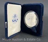 2003 American Eagle Proof Silver Dollar, with Original Boxes