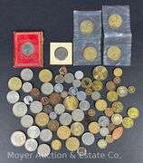 Group of Misc. Foreign Coins and Tokens