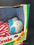 Fisher-Price TMX Tickle Me Elmo and Tyco Sing & Snore Ernie, Both In Original Boxes