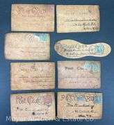 Group of Antique Postcards, Includes Some Trade Cards