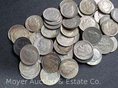 (50) Roosevelt Silver Dimes
