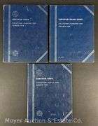 3 Lincoln Head Cent Collector Books, Partially Complete