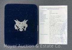 2000 American Eagle Proof Silver Dollar, with Original Boxes