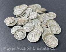 (50) Mercury Dimes